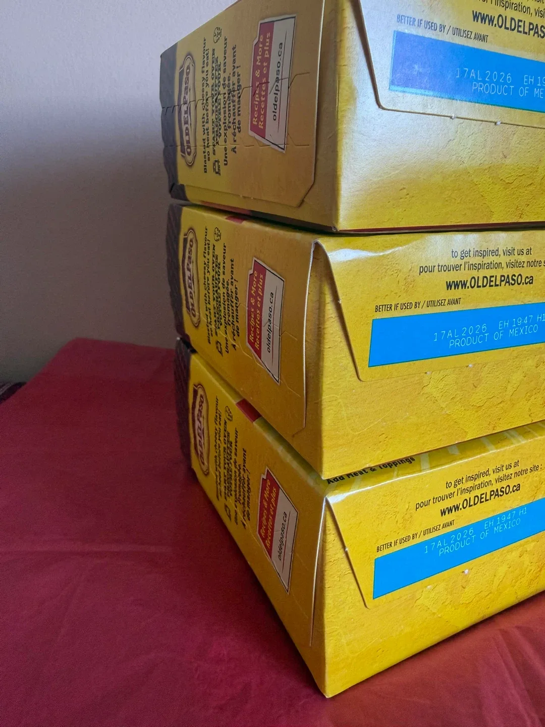 3 El Paso Dinner Kits/Exp. April, 2026 ($8 for all 3 boxes!!) image indicator(7)