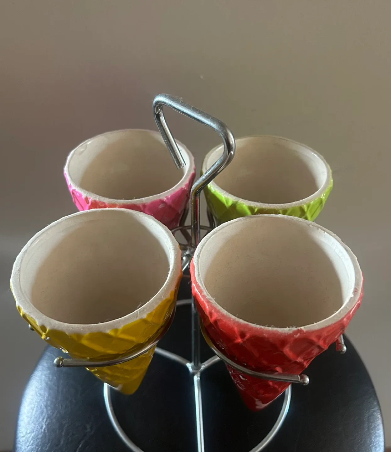 Ice Cream Cone Shaped Condiment Holder image indicator(2)