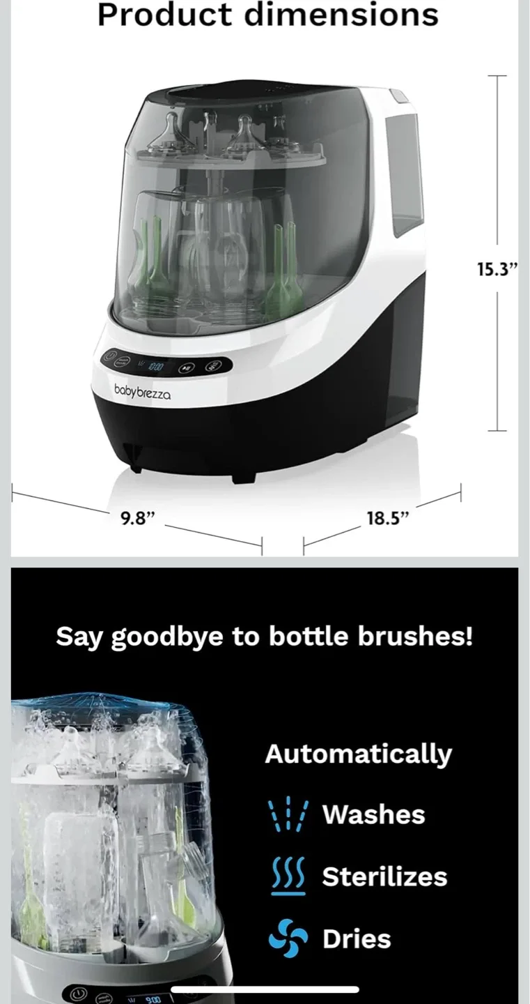 Baby Brezza Bottle Washer Pro image indicator(2)