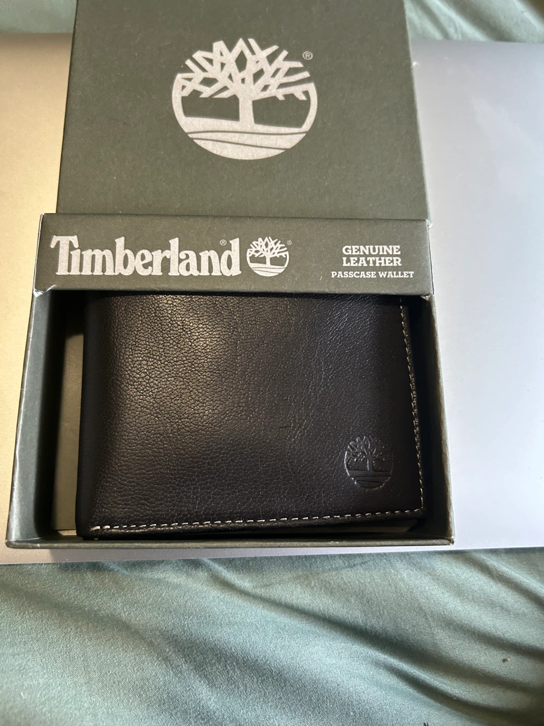 Timberland Genuine Leather Passcase Wallet - New in Box!