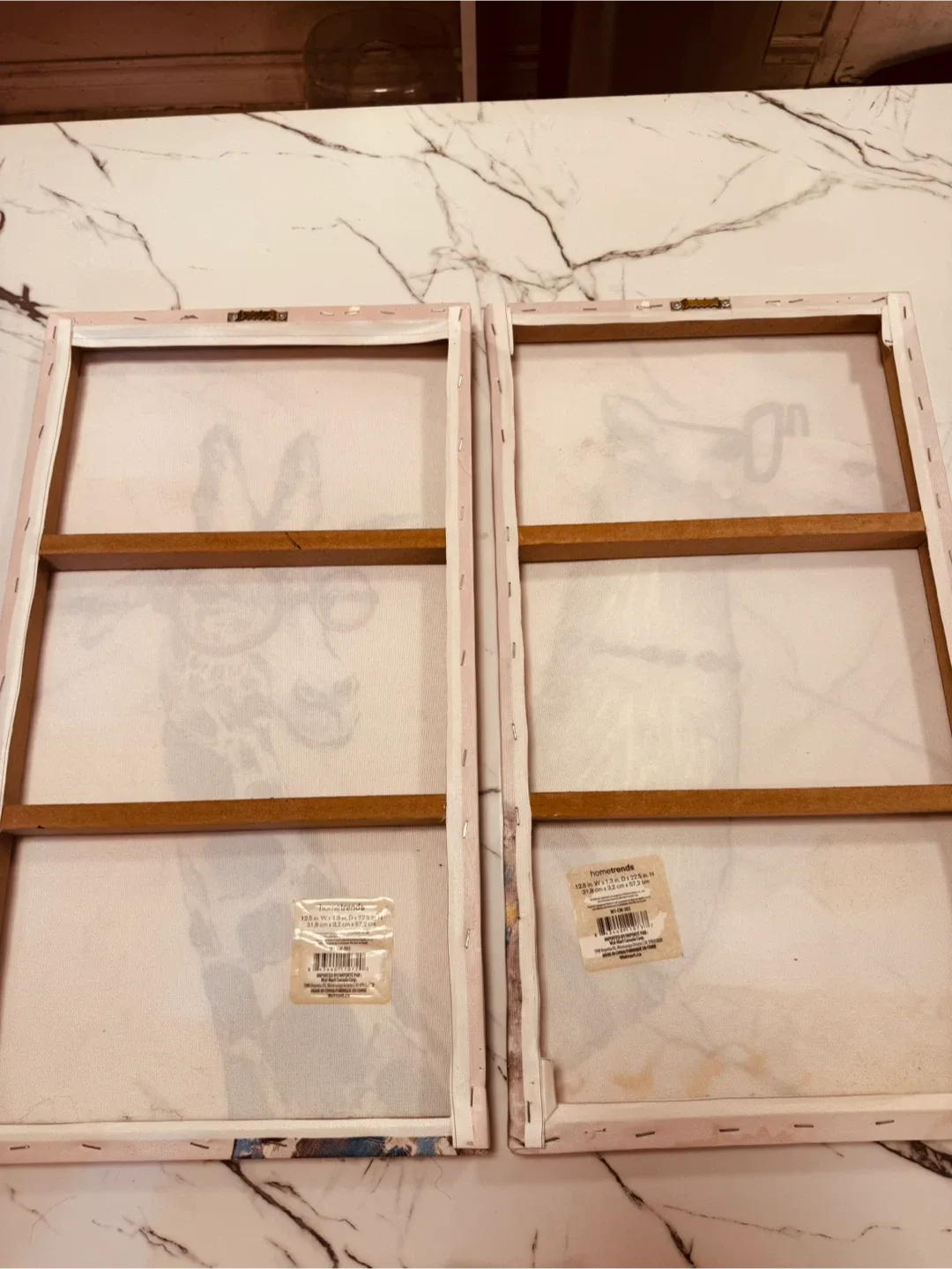 hometrends Giraffe & Camel Wall Art Canvases image indicator(4)