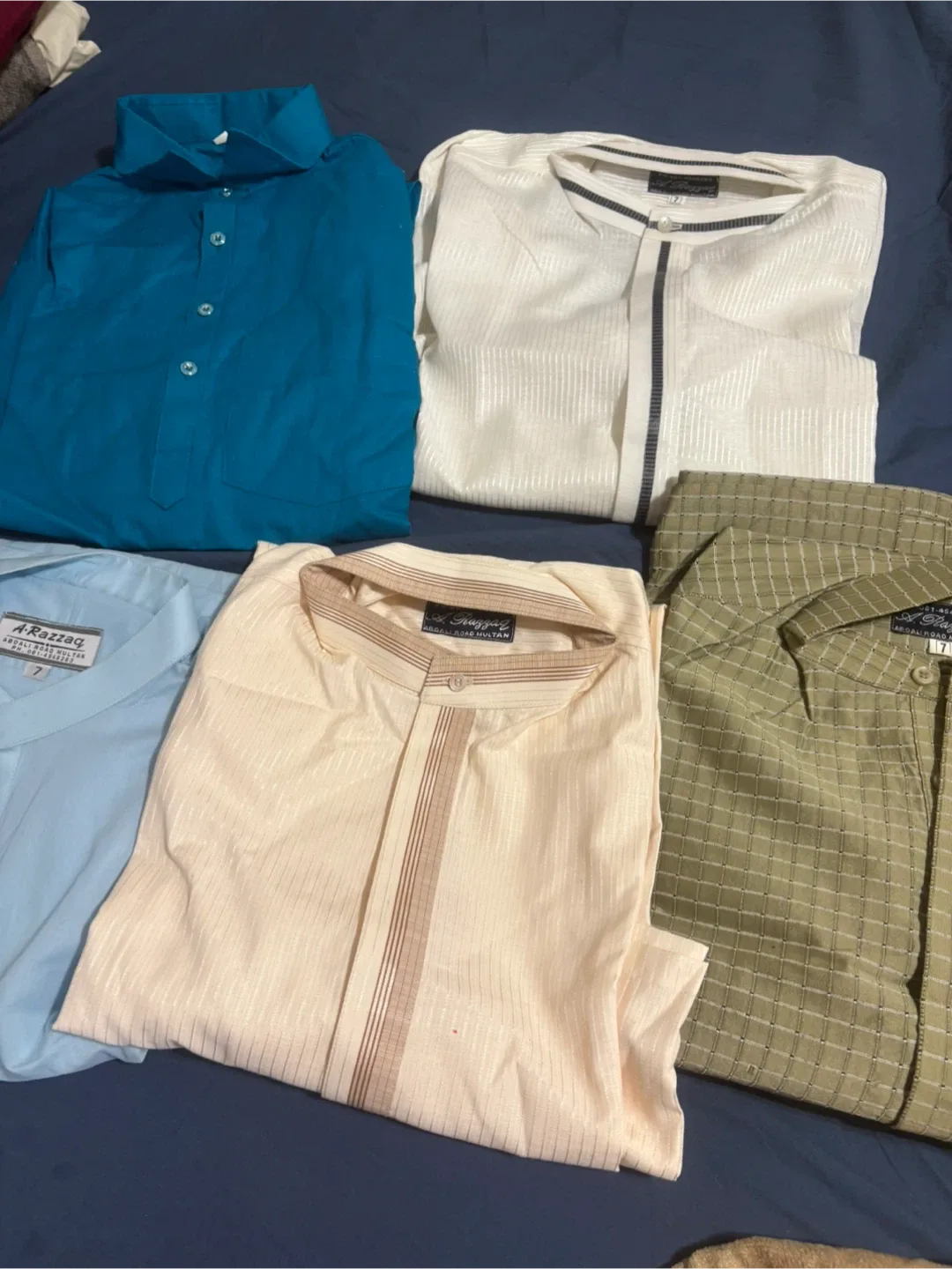 Men's Kurta Shirts - Size 7 & 56