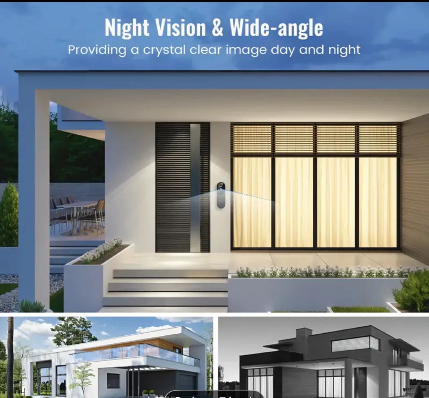 1080p Video Doorbell with Night Vision image indicator(3)