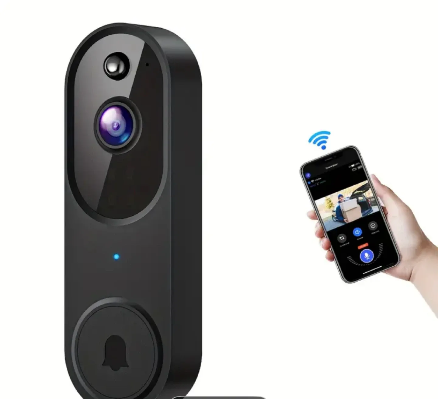 1080p Video Doorbell with Night Vision image indicator(7)