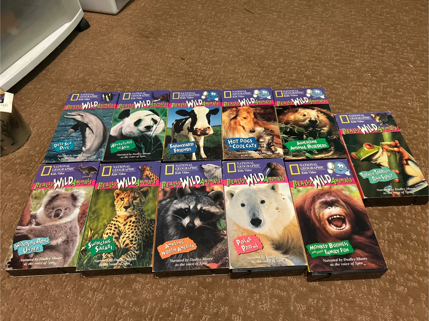 National Geographic Really Wild Animals VHS Tapes - photo 2