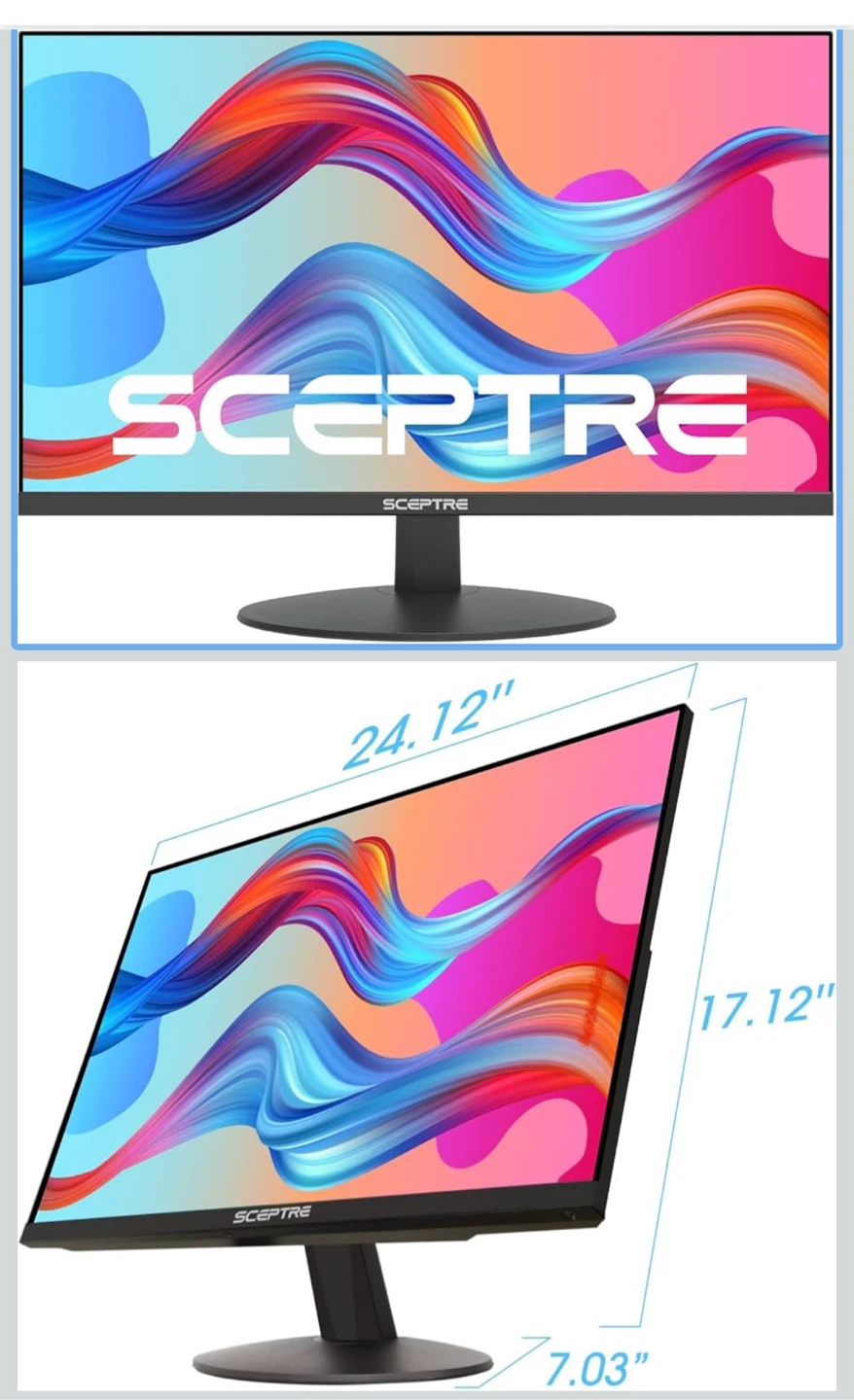 Sceptre IPS 27-Inch Computer Monitor 1080p 75Hz with HDMI VGA - photo 3
