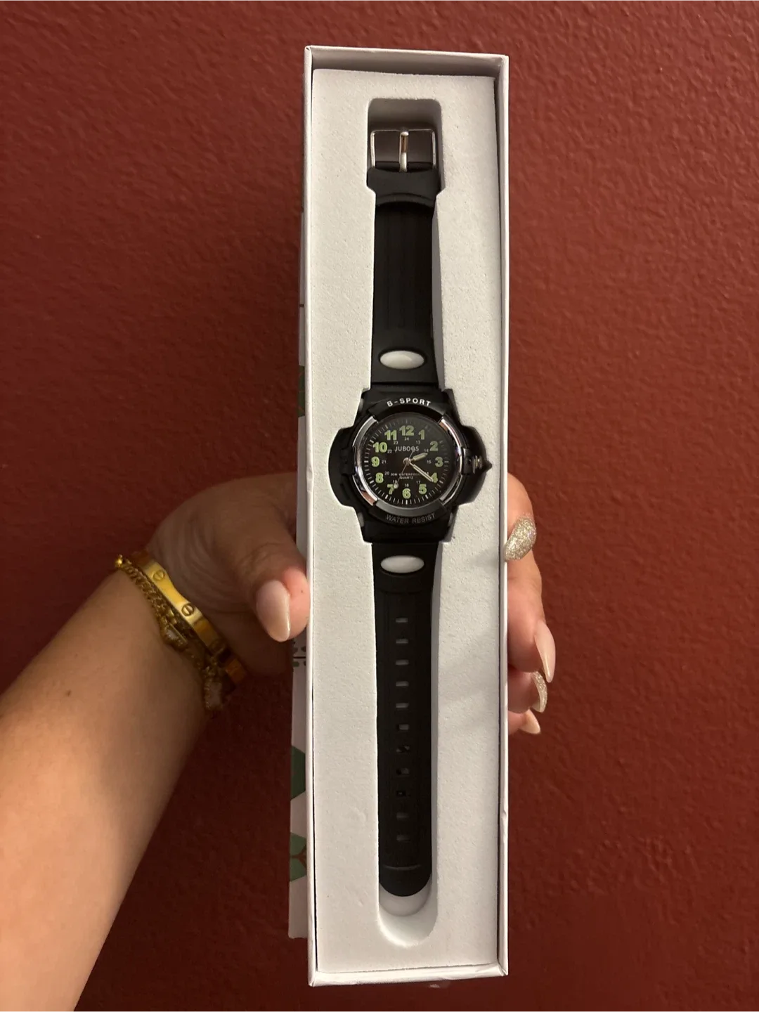 🥕 NEW B-Sport Juboos Quartz Watch - Black thumbnail