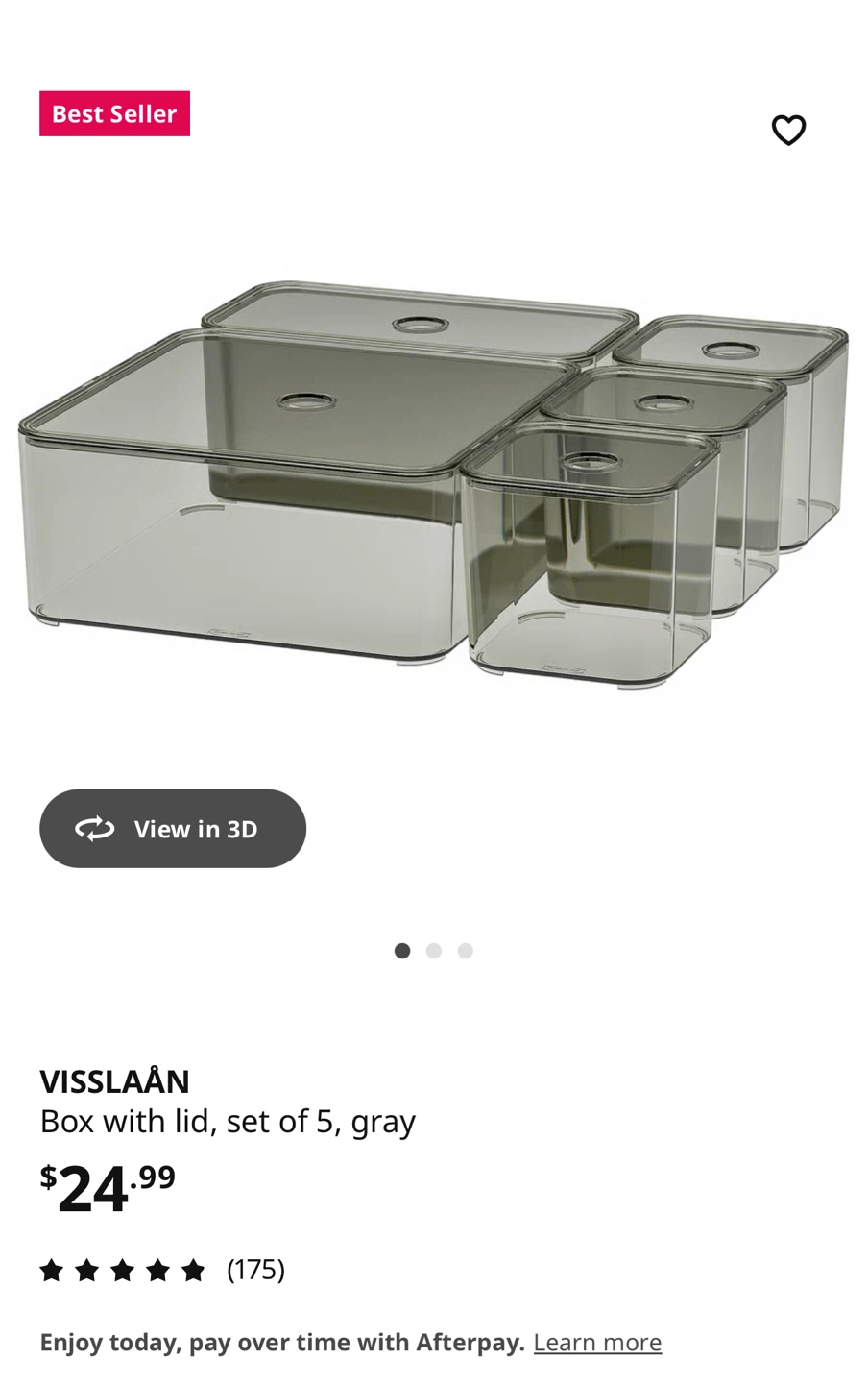 IKEA Visslaan Organizer with Lid - photo 4
