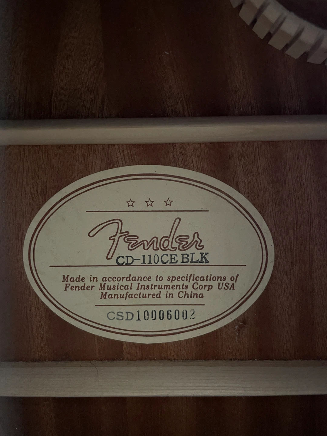FENDER acoustic guitar - photo 4