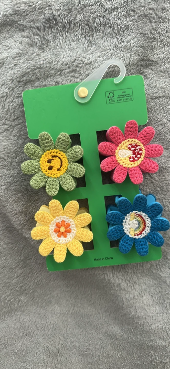Piper.K Flower Hair Clips - Set of 4 - photo 2