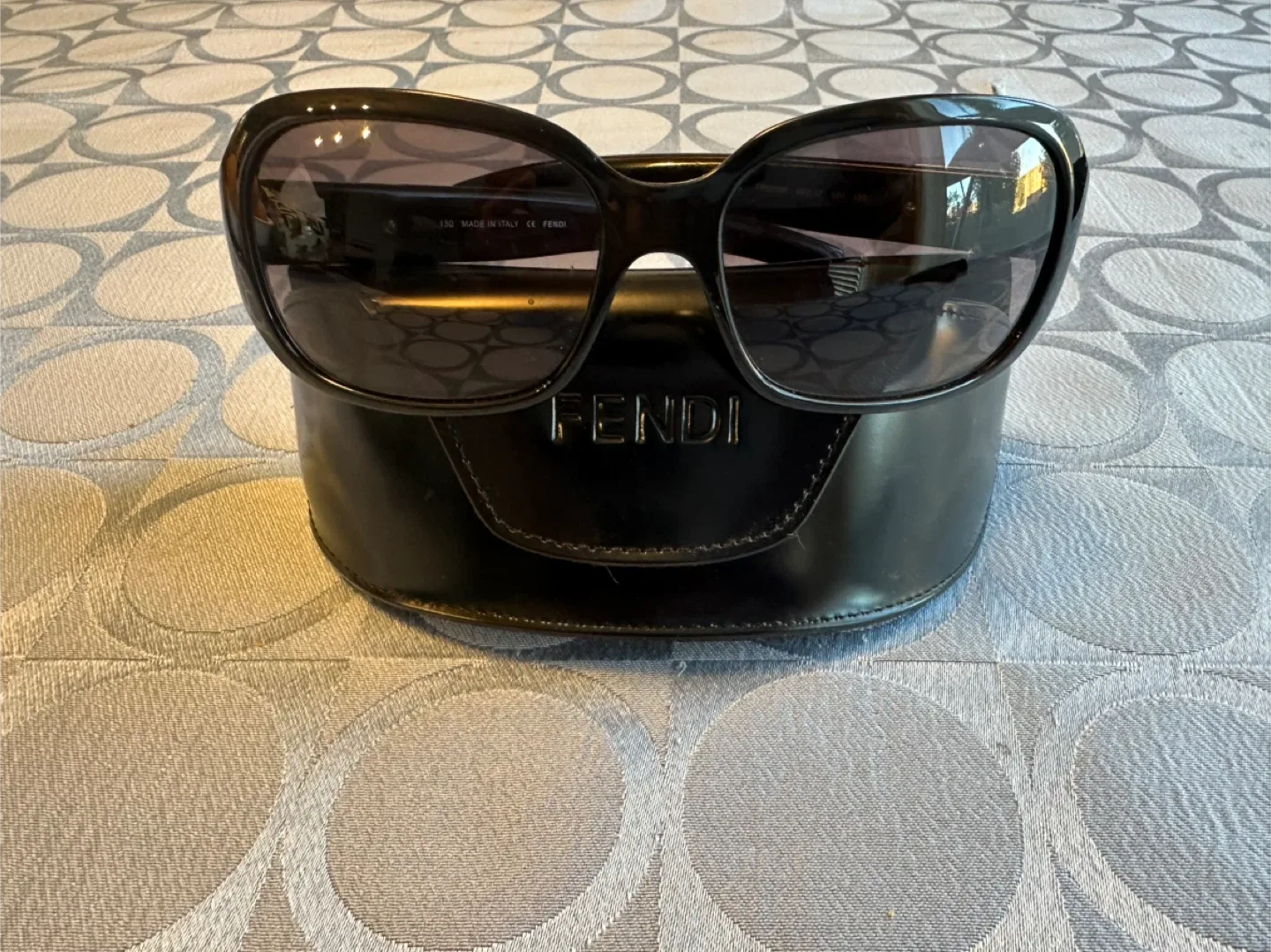 Fendi FS5229R Black Sunglasses with Case thumbnail