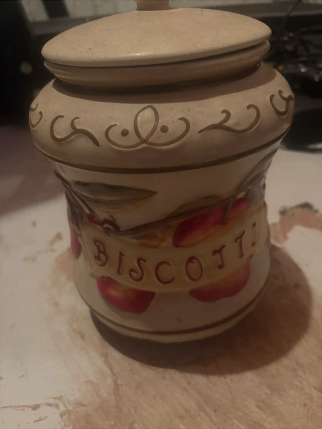 Biscotti Jar with Lid