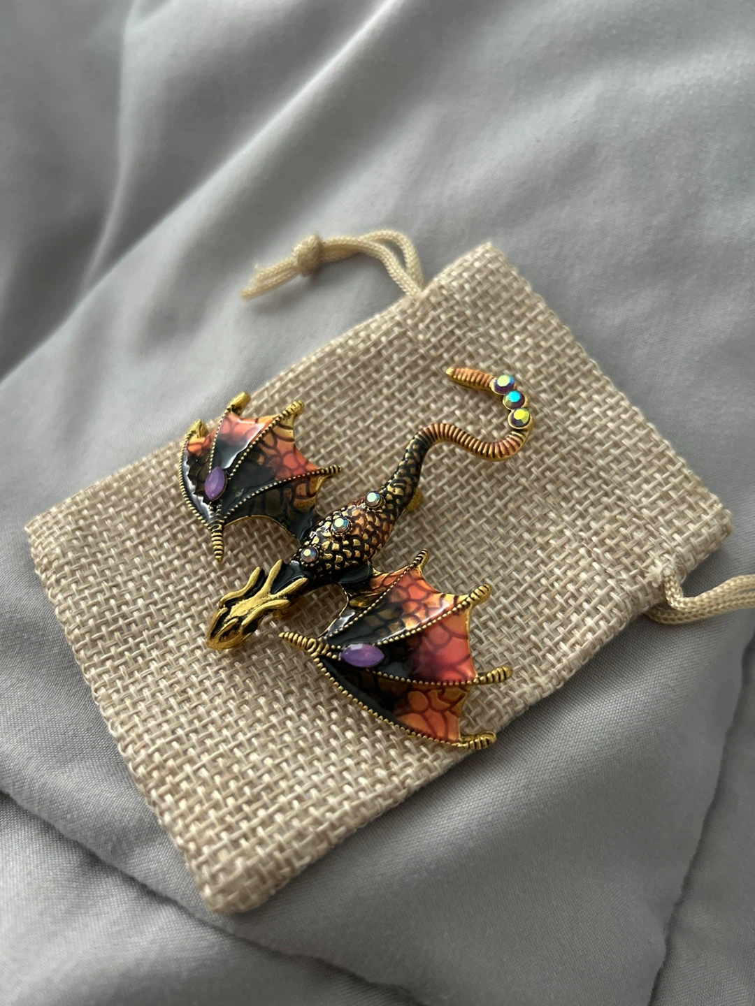 Dragon Brooch Pin - Fantasy Jewellery - photo 3
