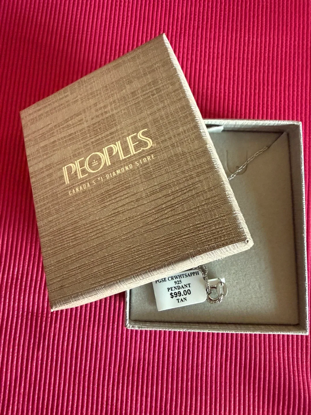 🎁 PEOPLES JEWELLERS Necklace- 🆕 99.00 price-tag attached! image indicator(6)