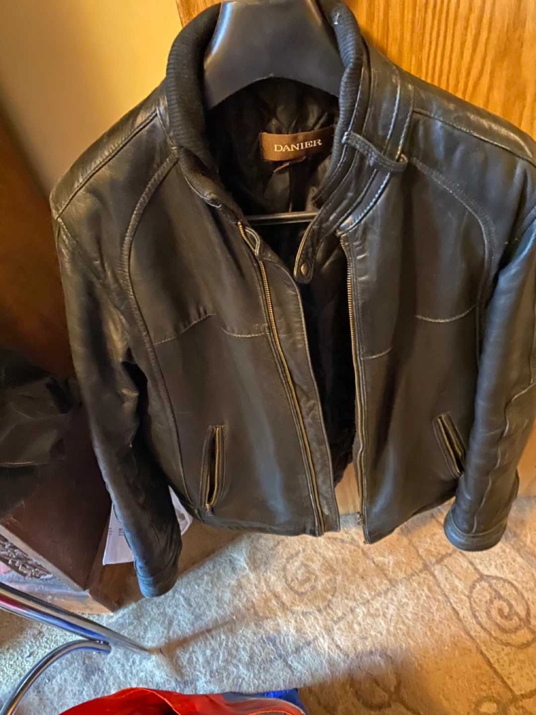 Danier Black Leather Jacket