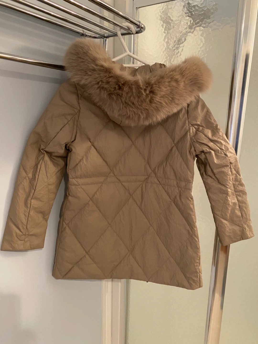 Quilted Down Coat - Size M - photo 2