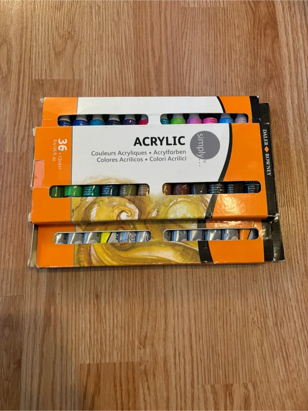 Daler Rowney Simply Acrylic Paint Set - 36 tubes thumbnail