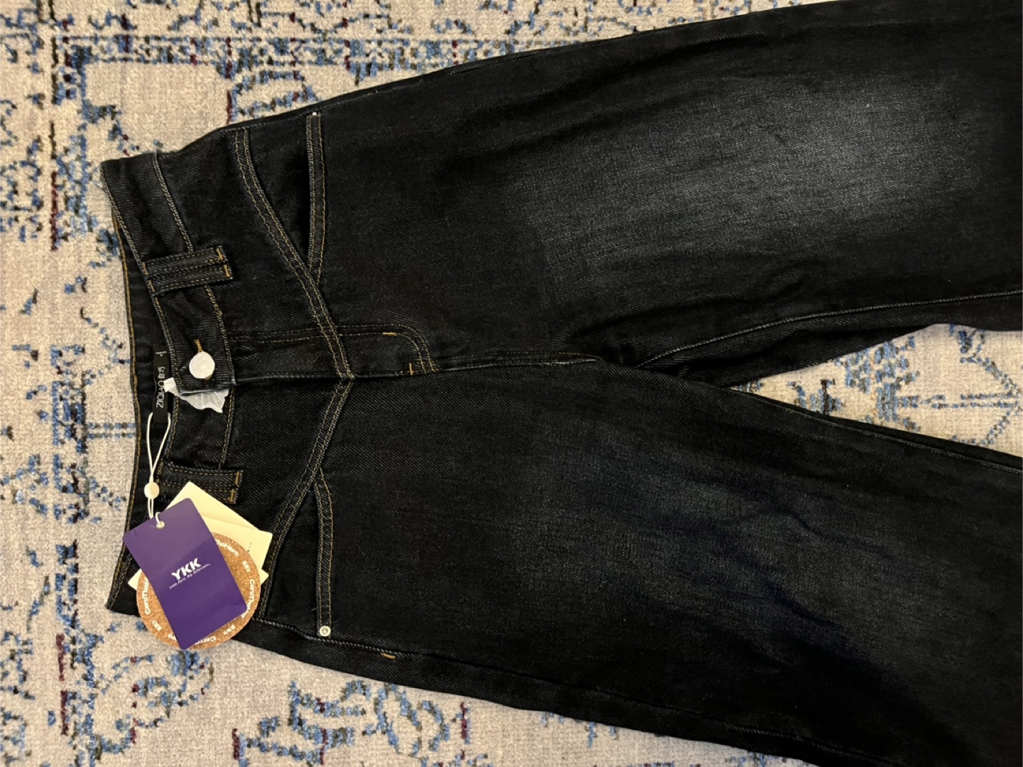 New Petite Warm Dark Blue Women’s Jeans with Tags from Ziqiao - photo 4