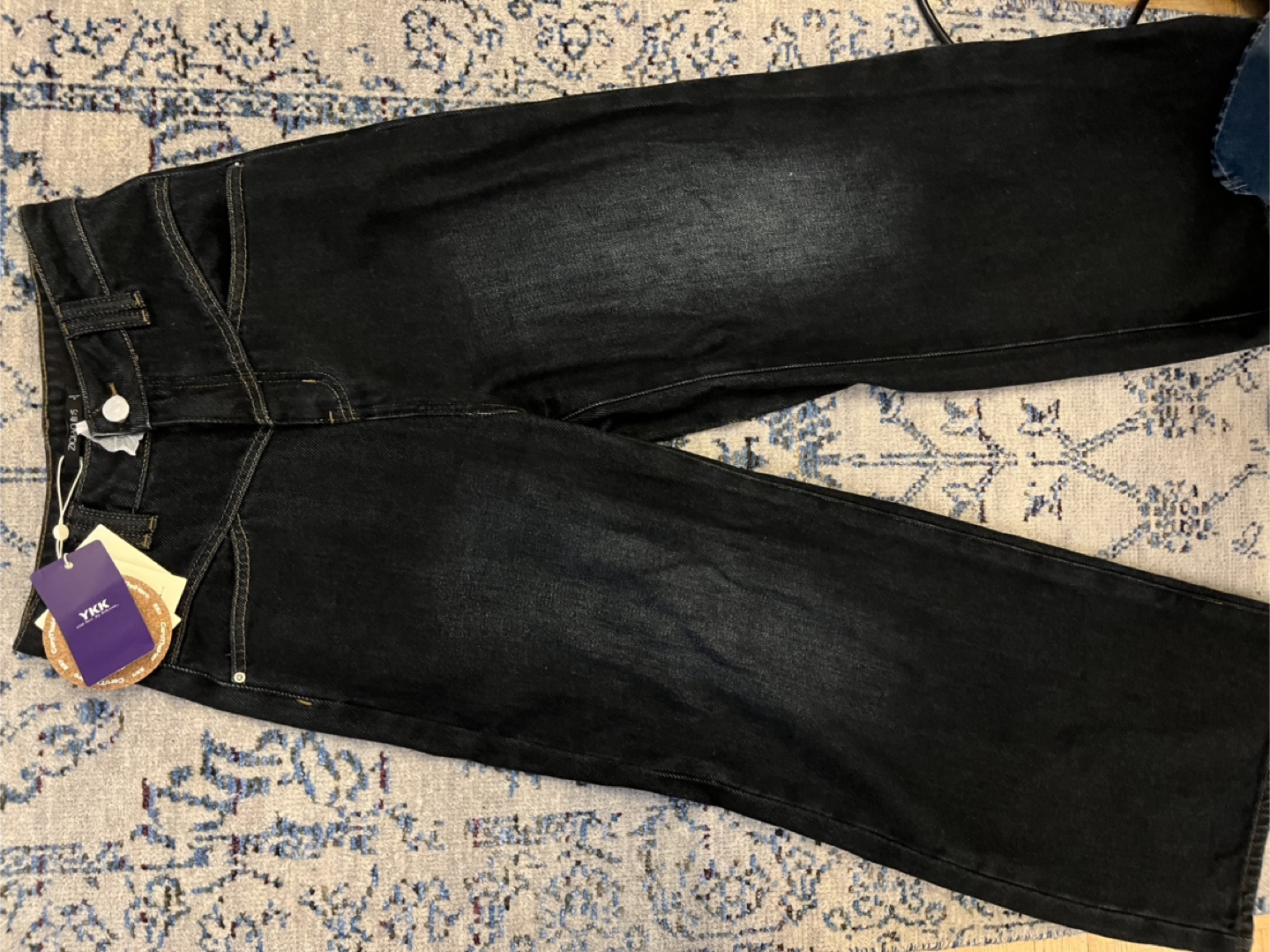 New Petite Warm Dark Blue Women’s Jeans with Tags from Ziqiao - photo 5