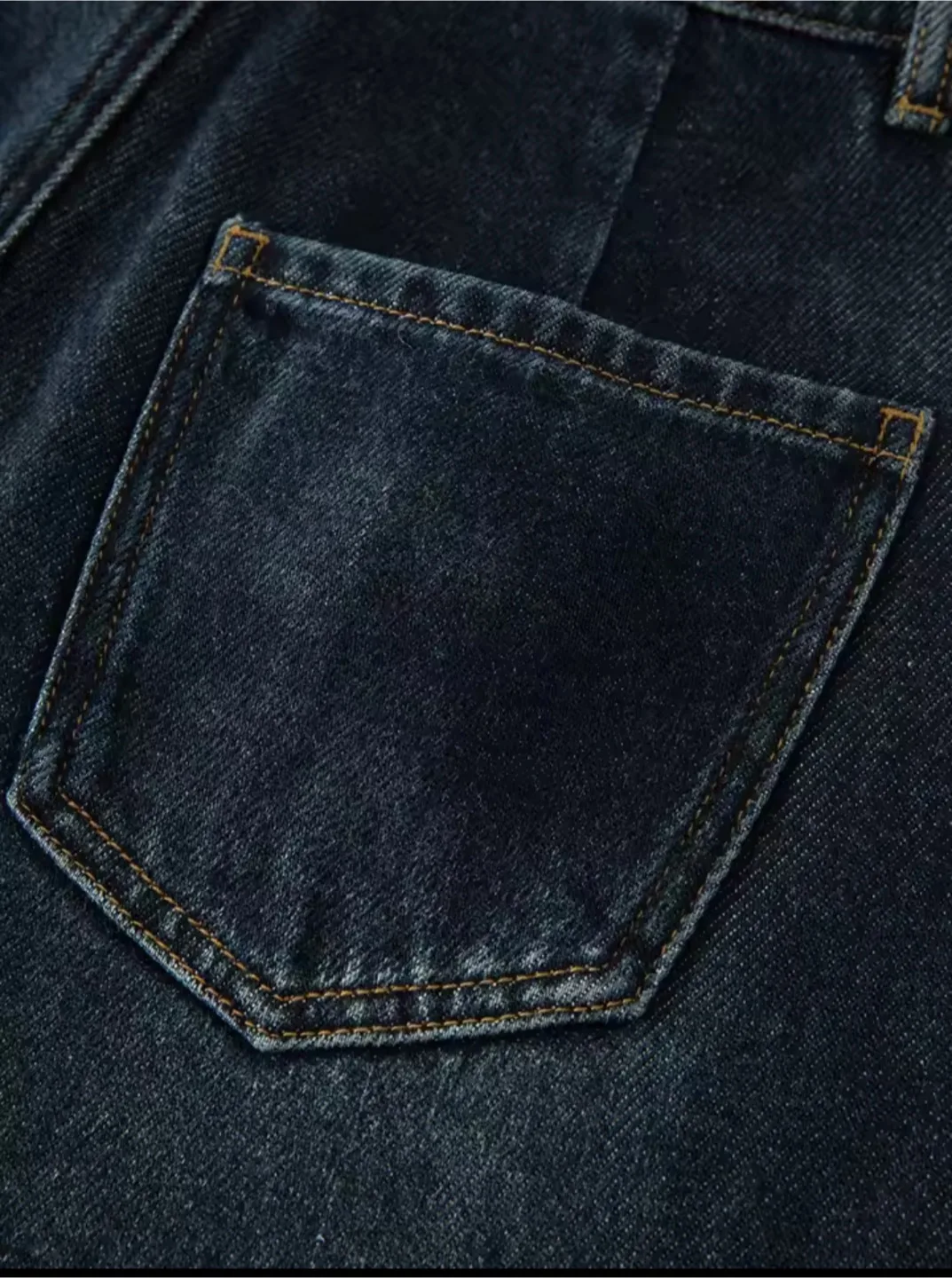 New Petite Warm Dark Blue Women’s Jeans with Tags from Ziqiao image indicator(3)