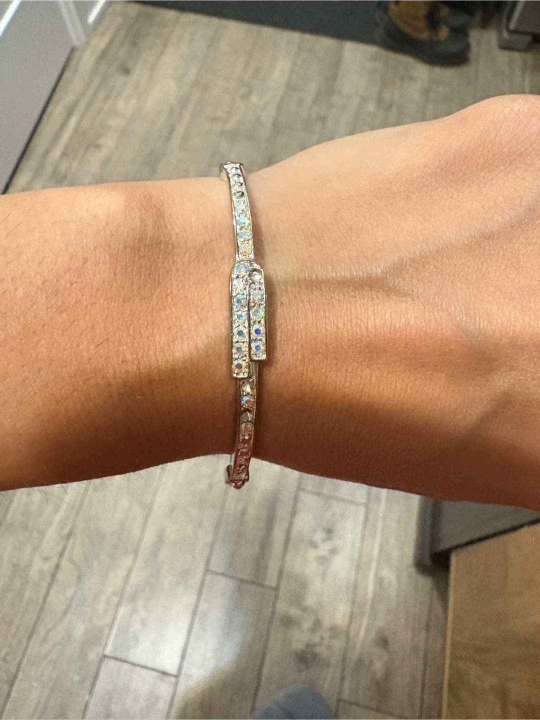 Silver  Bangle Bracelet thumbnail