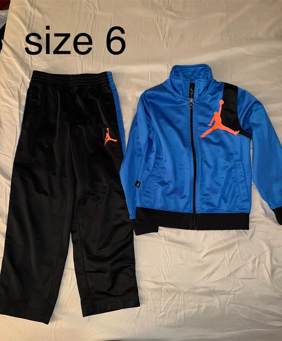 Kids' Size 6 Adidas & Jordan Tracksuits image indicator(2)