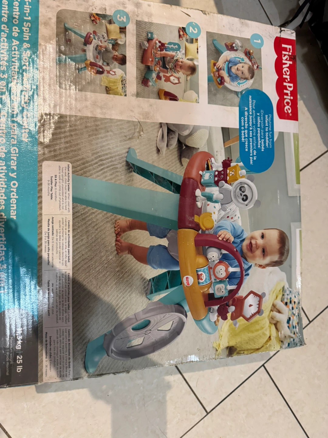 Fisher-Price 5-in-1 Spin & Sort Activity Center