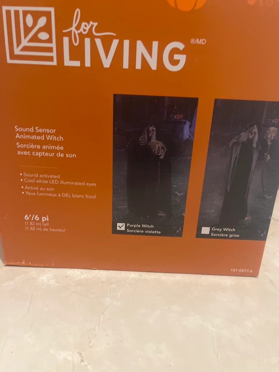 For Living Animated Purple Witch - 6'1/6" image indicator(3)