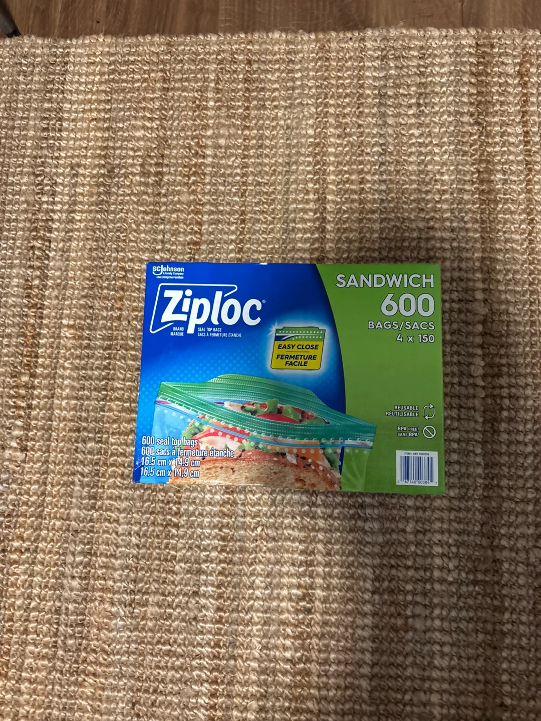 Ziploc Sandwich Bags, 600 count