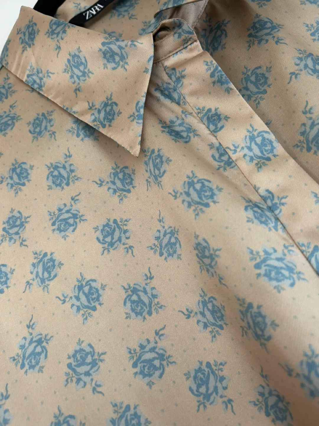 🥕Zara Floral Print 🩵🤎 - photo 2