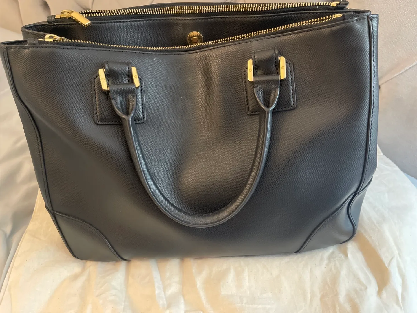 Tory Burch Black Leather bag image indicator(4)