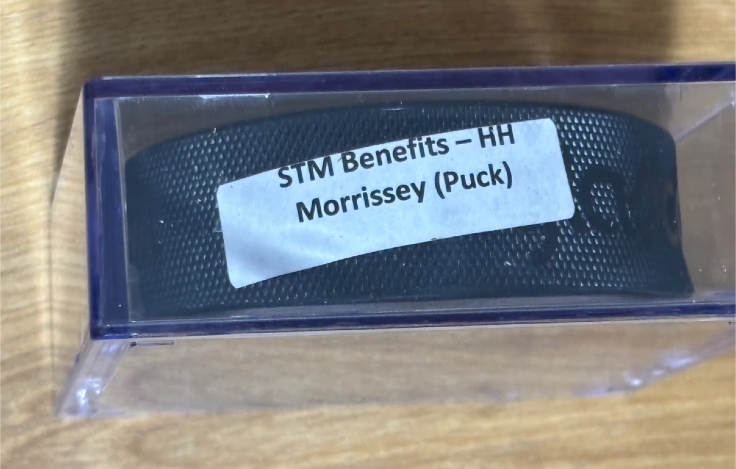 Winnipeg Jets NHL Official Game Puck signed by Josh Morrissey - photo 3