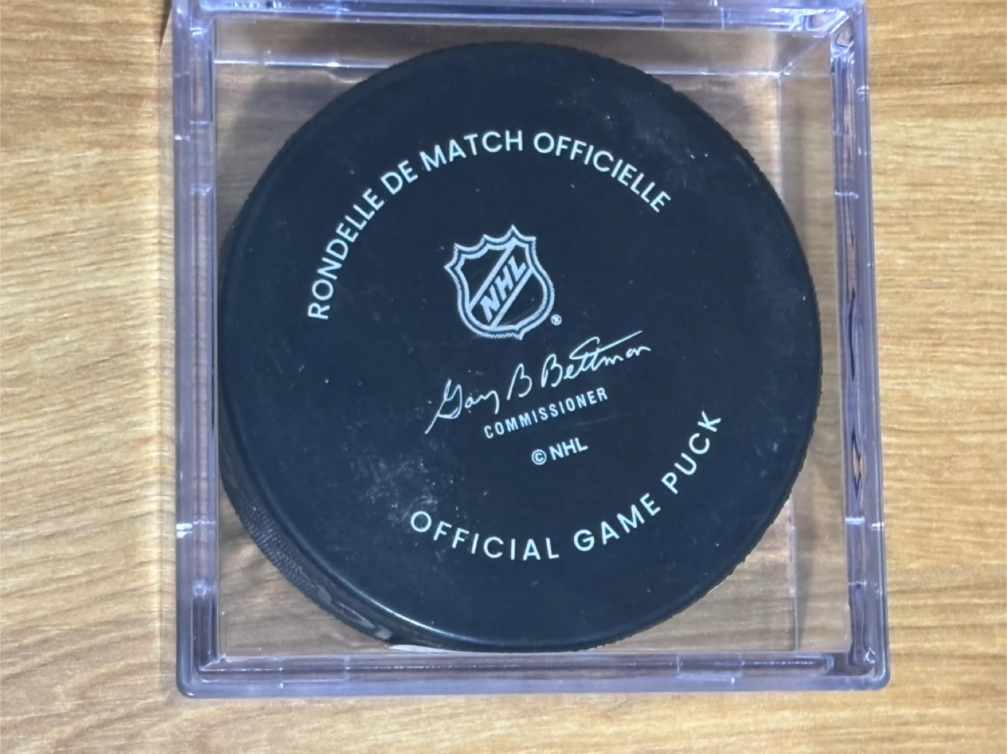 Winnipeg Jets NHL Official Game Puck signed by Josh Morrissey - photo 2