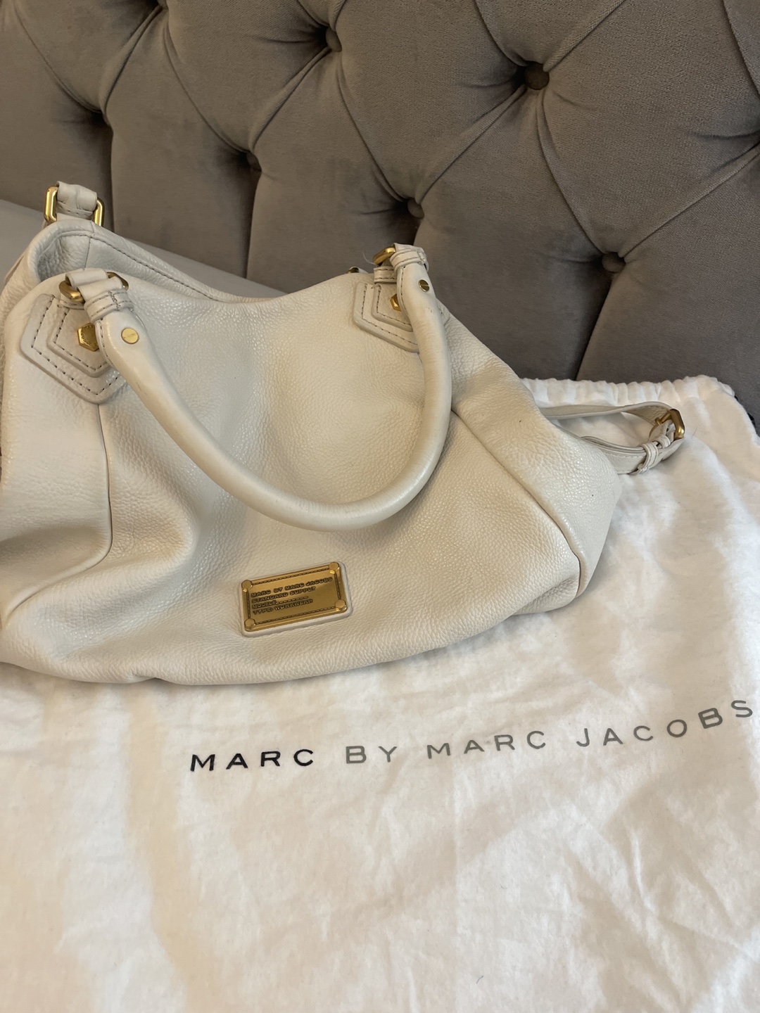 Marc by Marc Jacobs White Leather Handbag