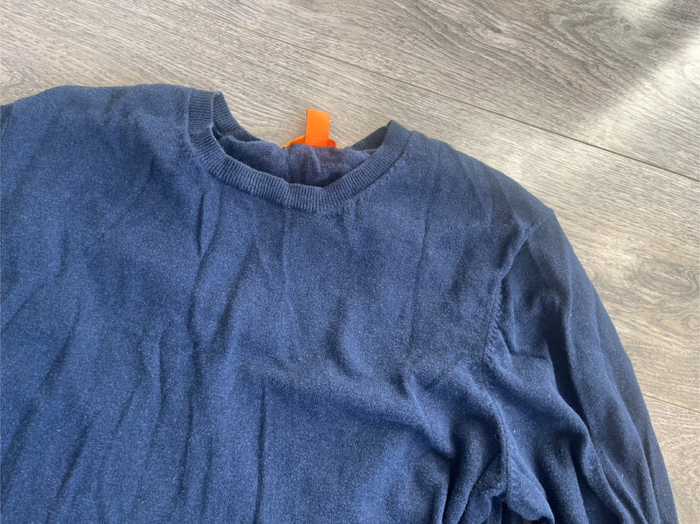 Men’s XL Joe Fresh Navy Blue Long Sleeve Sweater - photo 2