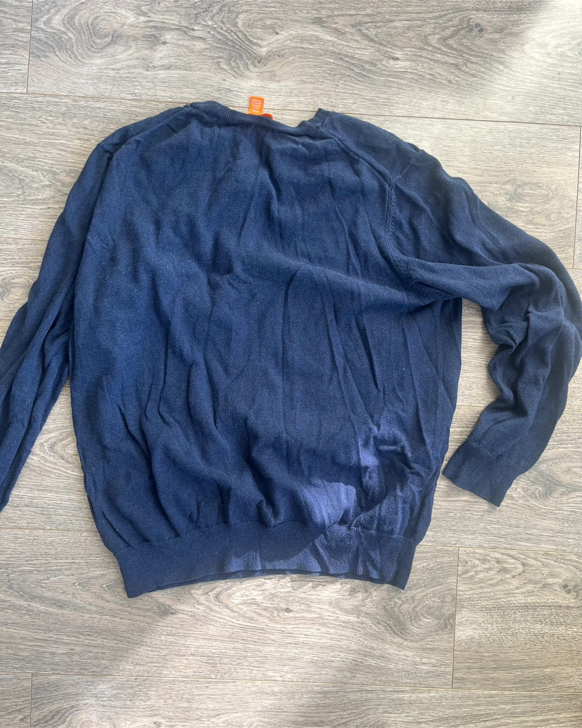 Men’s XL Joe Fresh Navy Blue Long Sleeve Sweater - photo 4