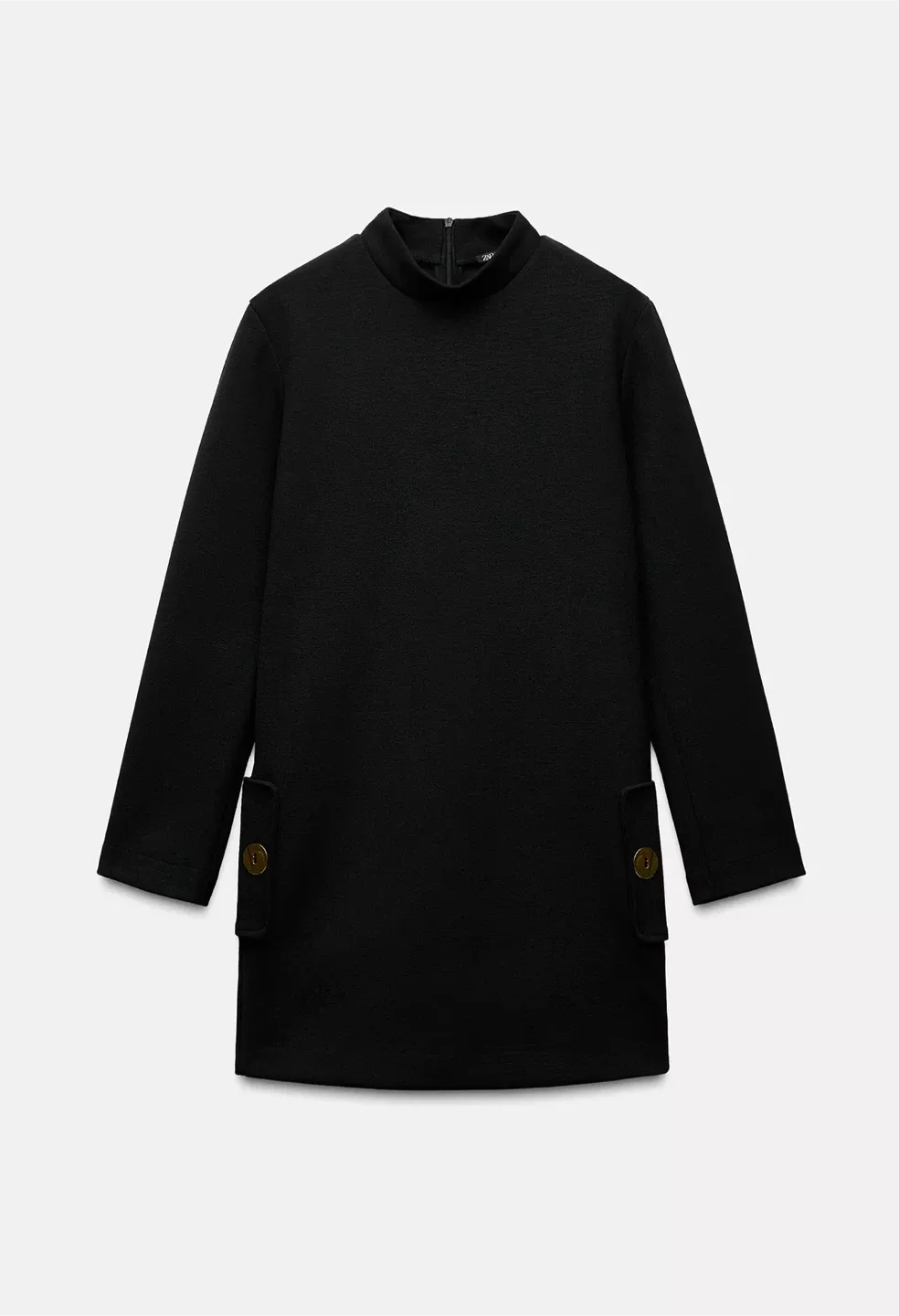 Zara Black Dress Size L image indicator(4)