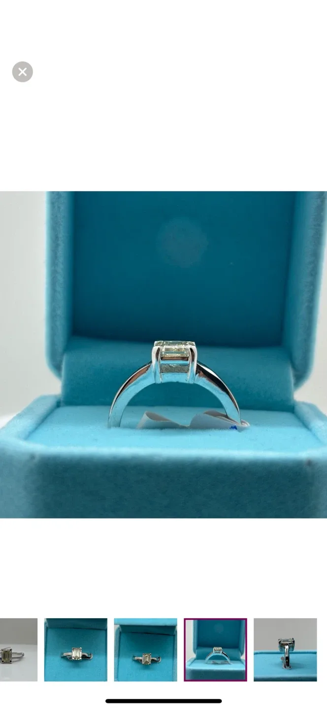 2.01ct MOISSANITE RING SIZE 7 image indicator(4)