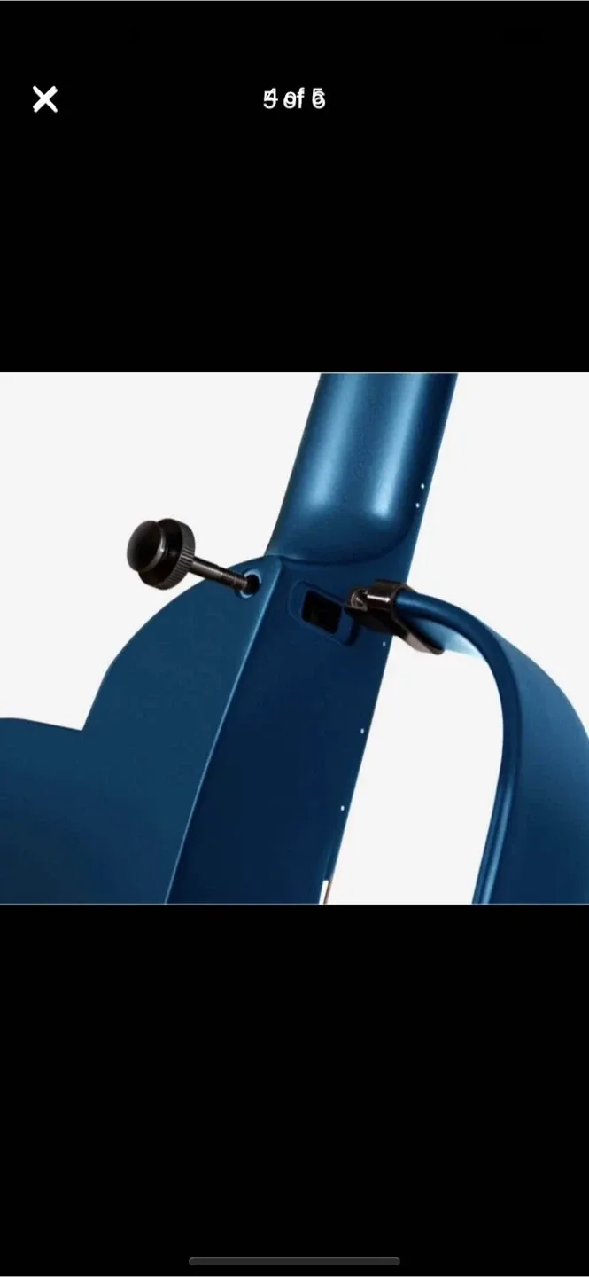 Enya NEXG Acoustic Guitar Silent with Built-in Amplifier Blue image indicator(5)