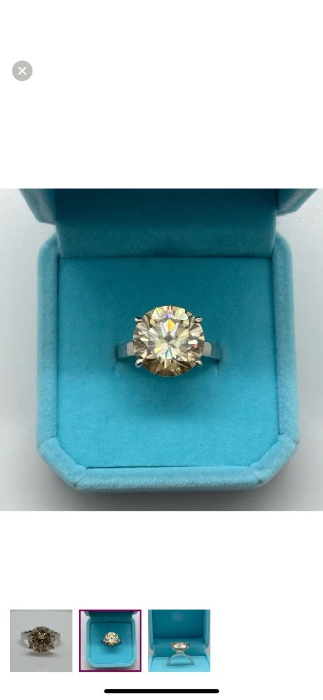 7.03ct MOISSANITE RING SIZE 7 image indicator(2)