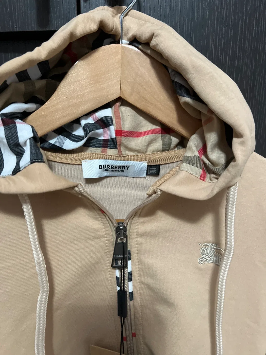 Burberry Beige Kids Hoodie image indicator(2)