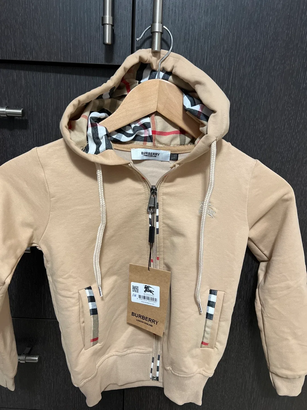 Burberry Beige Kids Hoodie thumbnail