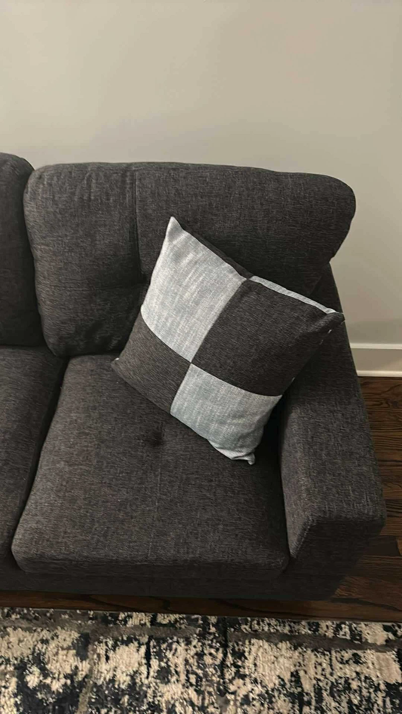 Dark Gray Sectional Sofa - photo 5