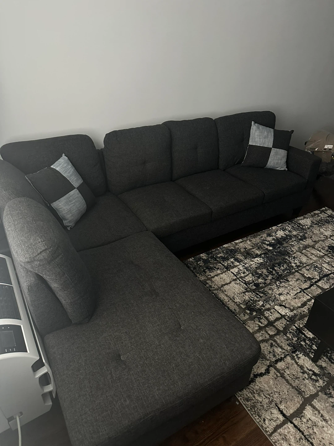 Dark Gray Sectional Sofa
