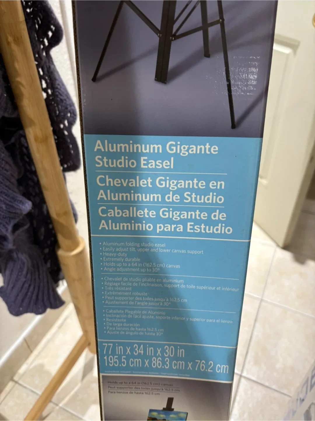 Artist's Loft Aluminum Gigante Studio Easel image indicator(4)
