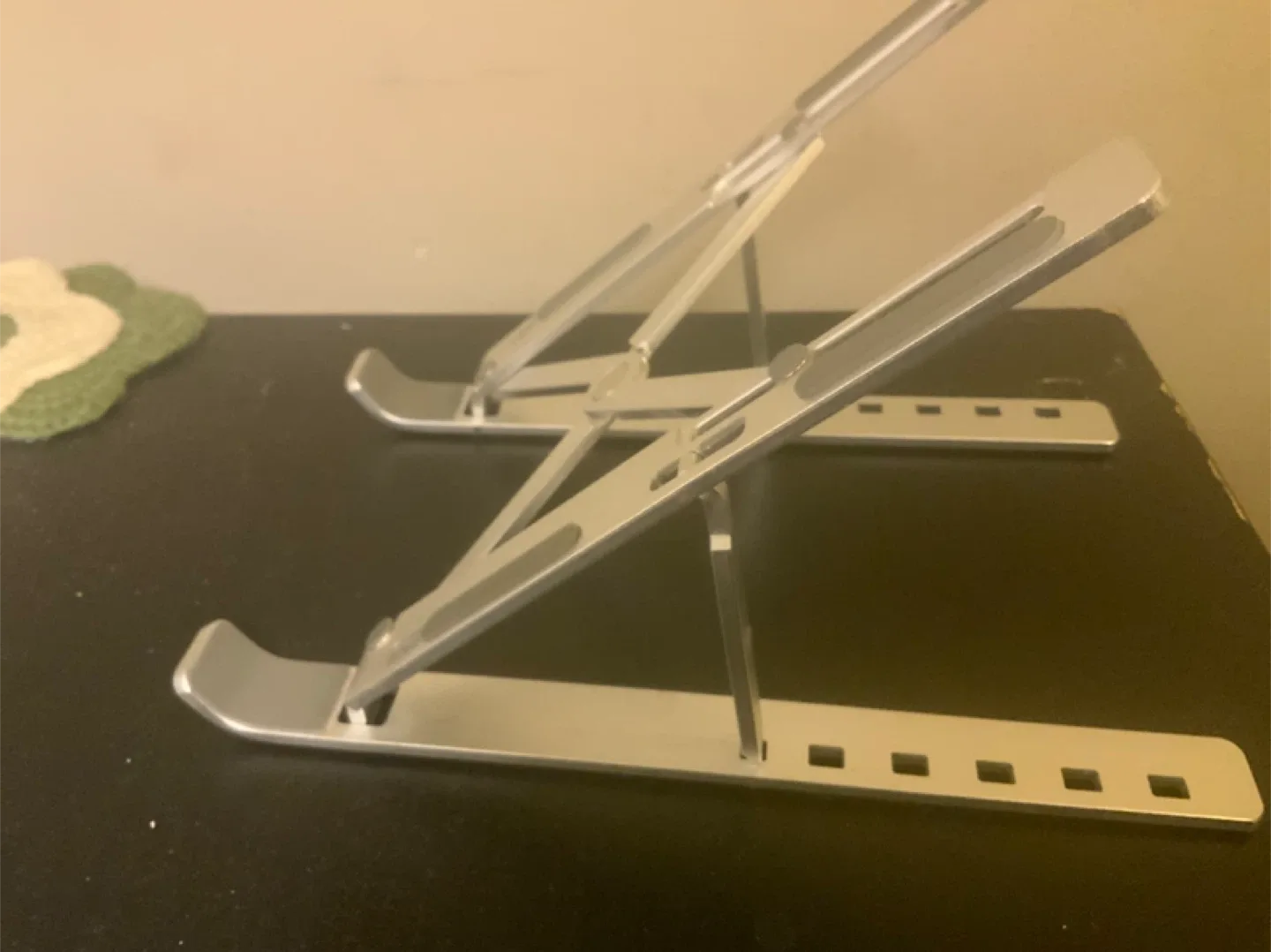 Adjustable Silver Laptop Stand 🥕 image indicator(2)