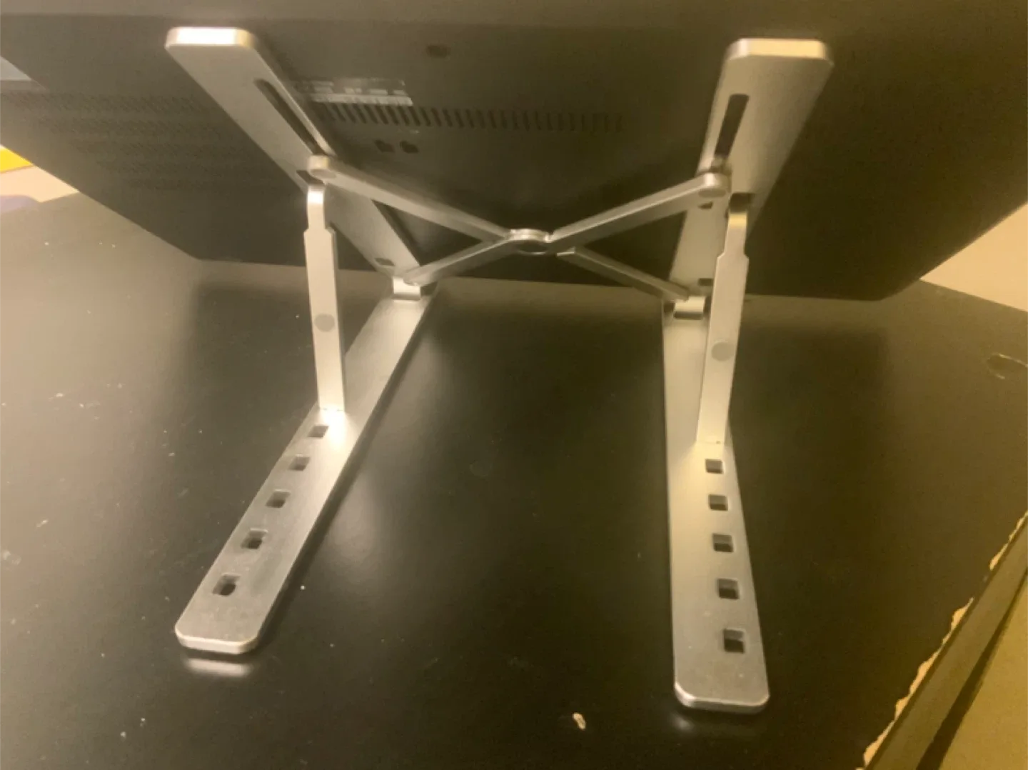 Adjustable Silver Laptop Stand 🥕 image indicator(3)