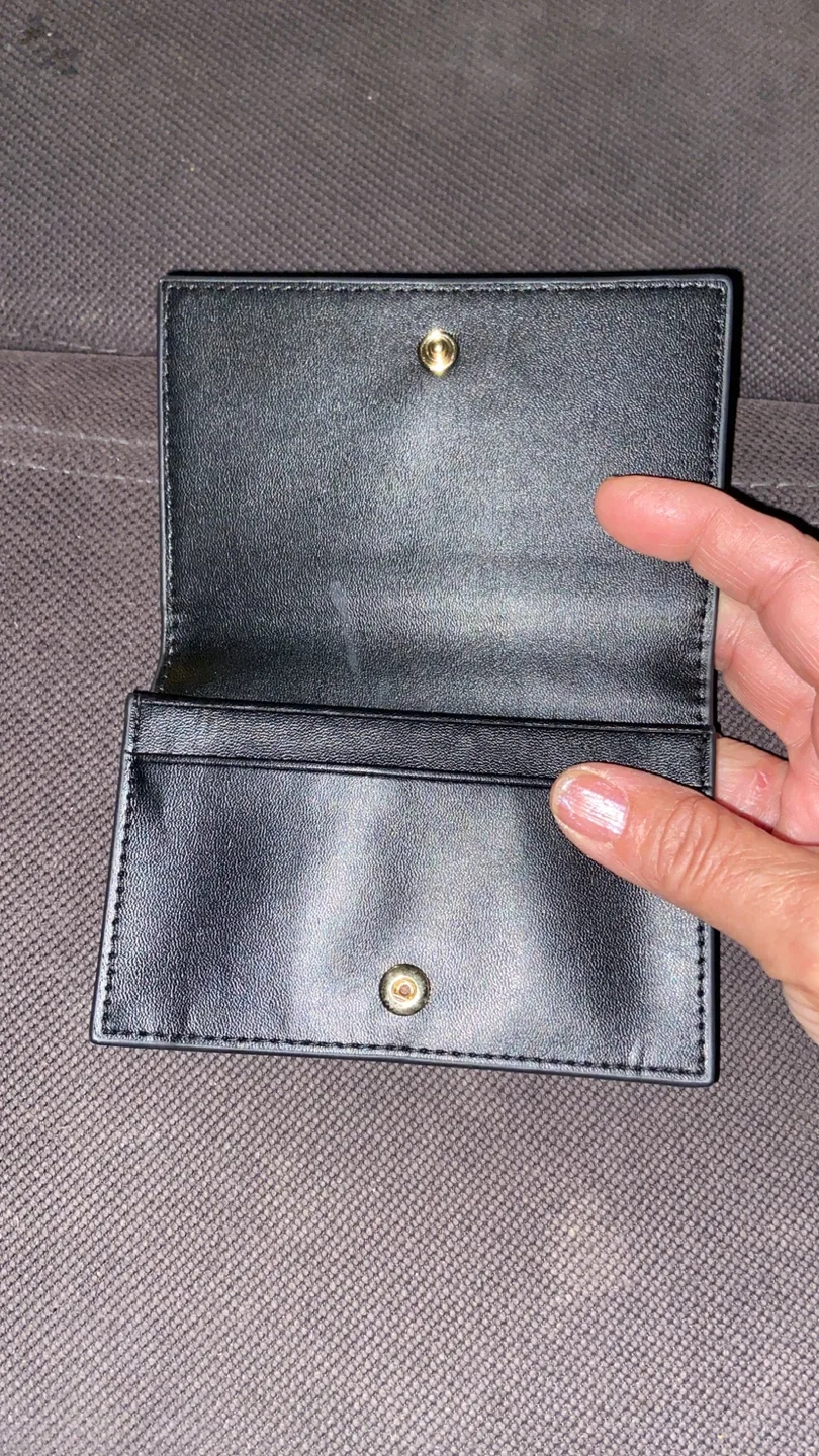 Bottega Veneta Black Leather Card Holder image indicator(5)