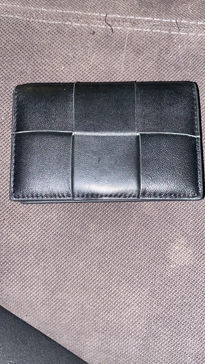 Bottega Veneta Black Leather Card Holder image indicator(4)
