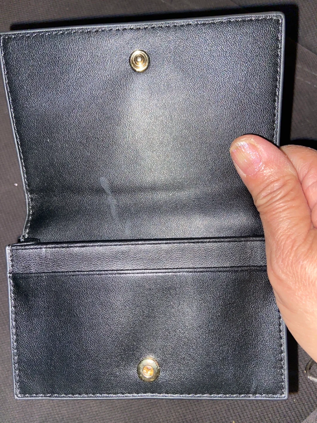 Bottega Veneta Black Leather Card Holder image indicator(2)